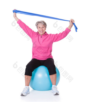 高级女人伸展运动锻炼设备