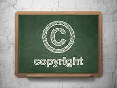 法律概念版权版权黑板背景
