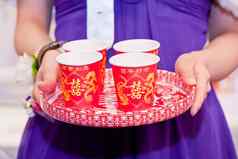 中国人茶仪式婚礼