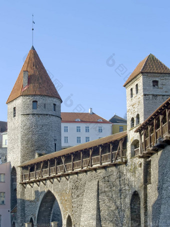 中世纪的强化塔资本爱沙尼亚塔林