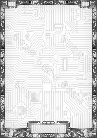 高新技术摘要电路董事会空白框架