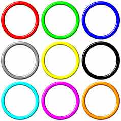 色彩斑斓的环