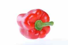 蔬菜保加利亚胡椒红色的