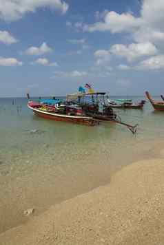 传统的泰国船lanta泰国