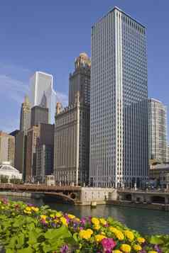 芝加哥飘去河