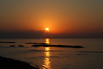 塞浦路斯岛日落