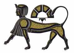斯芬克斯神话生物古老的埃及