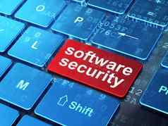 安全概念软件安全电脑键盘背景