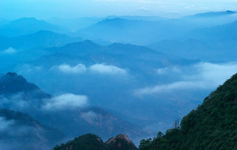 云雾sanqingshan山