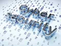 安全概念银网络安全数字背景