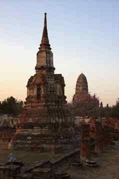 泰国大城府寺庙
