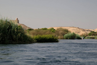 尼罗河河阿斯旺埃及
