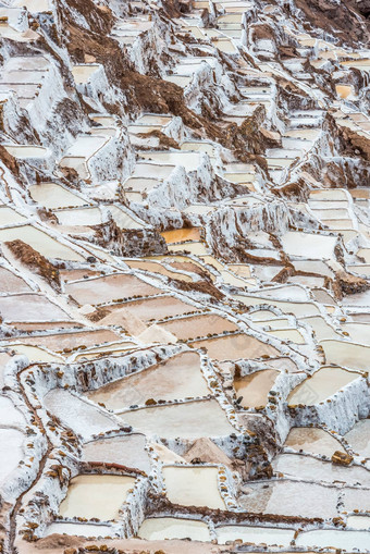 马拉斯盐<strong>矿山</strong>秘鲁安第斯山脉库斯科秘鲁