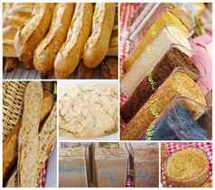 传统的法国面包