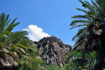 棕榈树山<strong>preveli</strong>海滩
