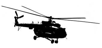 轮廓直升机