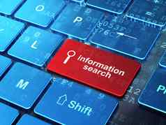 信息概念搜索信息搜索电脑键盘背景