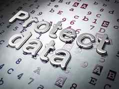 隐私概念保护数据十六进制代码背景