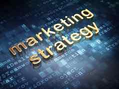 广告概念金市场营销策略数字背景