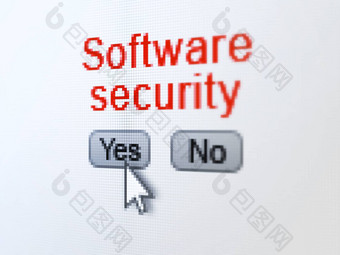 安全概念软件安全数字电脑屏幕