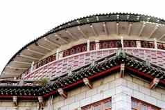 中国人风格建筑轮屋顶
