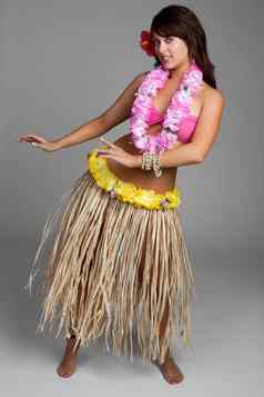 夏威夷草裙舞女孩