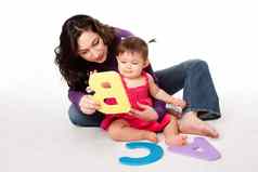 婴儿学习字母美国广播公司