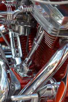 双胞胎摩托车引擎