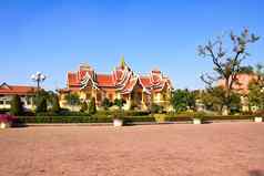 老挝佛教社会州大厅万象