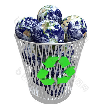 地球回收篮子