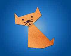 折纸猫使纸