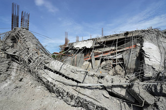 毁了建筑事故泰国