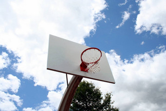 篮球希望天空