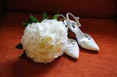 新娘花鞋子