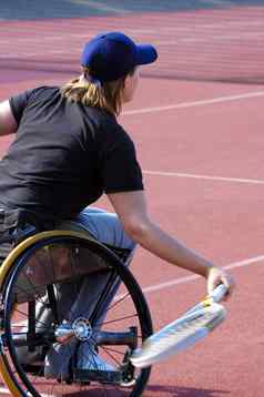 轮椅网球球员