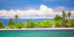 热带完美的岛puntod菲律宾