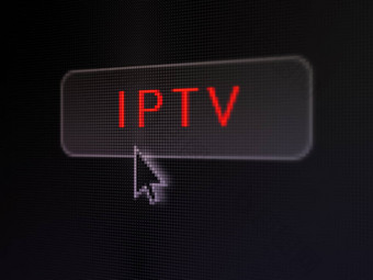 网络发展概念iptv数字<strong>按钮</strong>背景