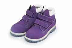 紫色的孩子们靴子