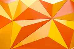 摘要几何背景橙色三角形