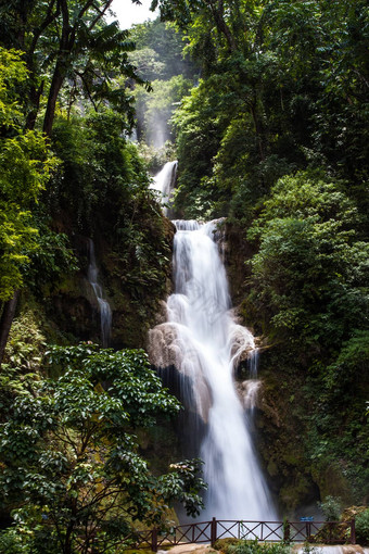 銮prabang老挝旷瀑布瀑布开始sha