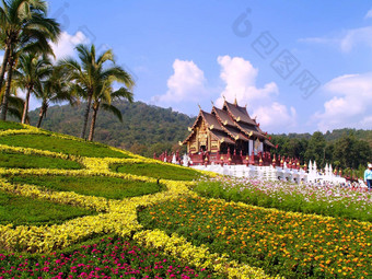 皇家植物区系世博会清迈泰国