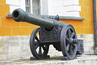 古老的炮兵大炮莫斯科克林姆林宫俄罗斯