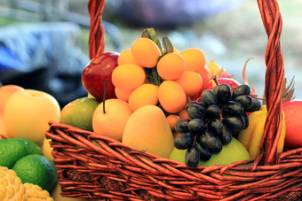 色彩斑斓的图片水果