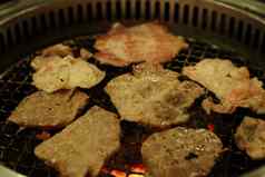 朝鲜文烧烤烤肉