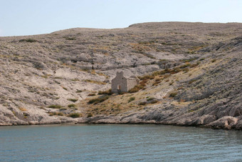 废墟教堂<strong>分页</strong>岛屿亚得里亚海海克罗地亚