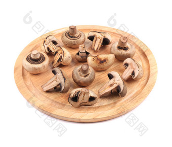 蘑菇木盘
