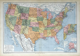 地图美国曼联州