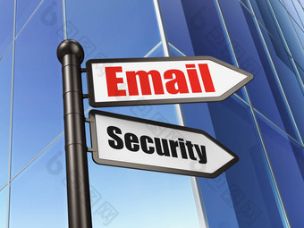 隐私概念标志电子邮件安全建筑背景