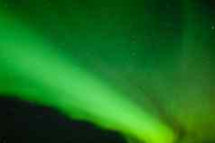 绿色极光北欧化工晚上天空自然背景