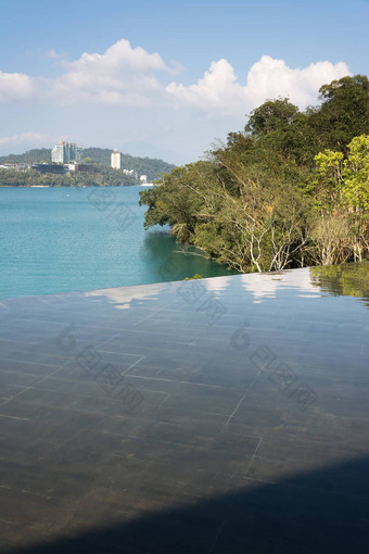 太阳月亮湖风景